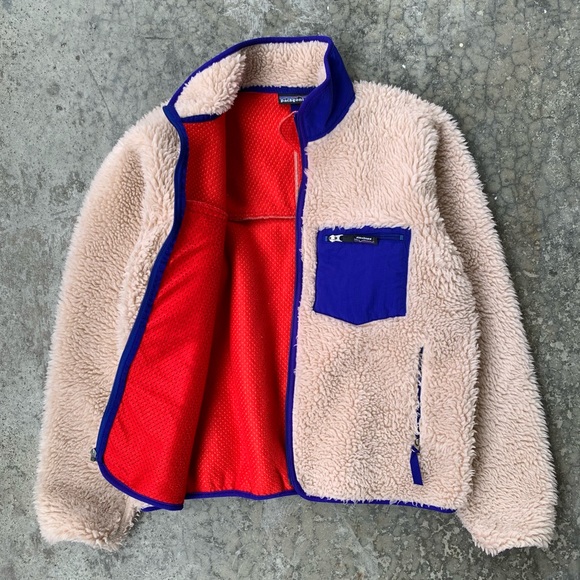 🐑Fall 2000 Patagonia Retro Pile Cardigan (Sz M) - Picture 4 of 11